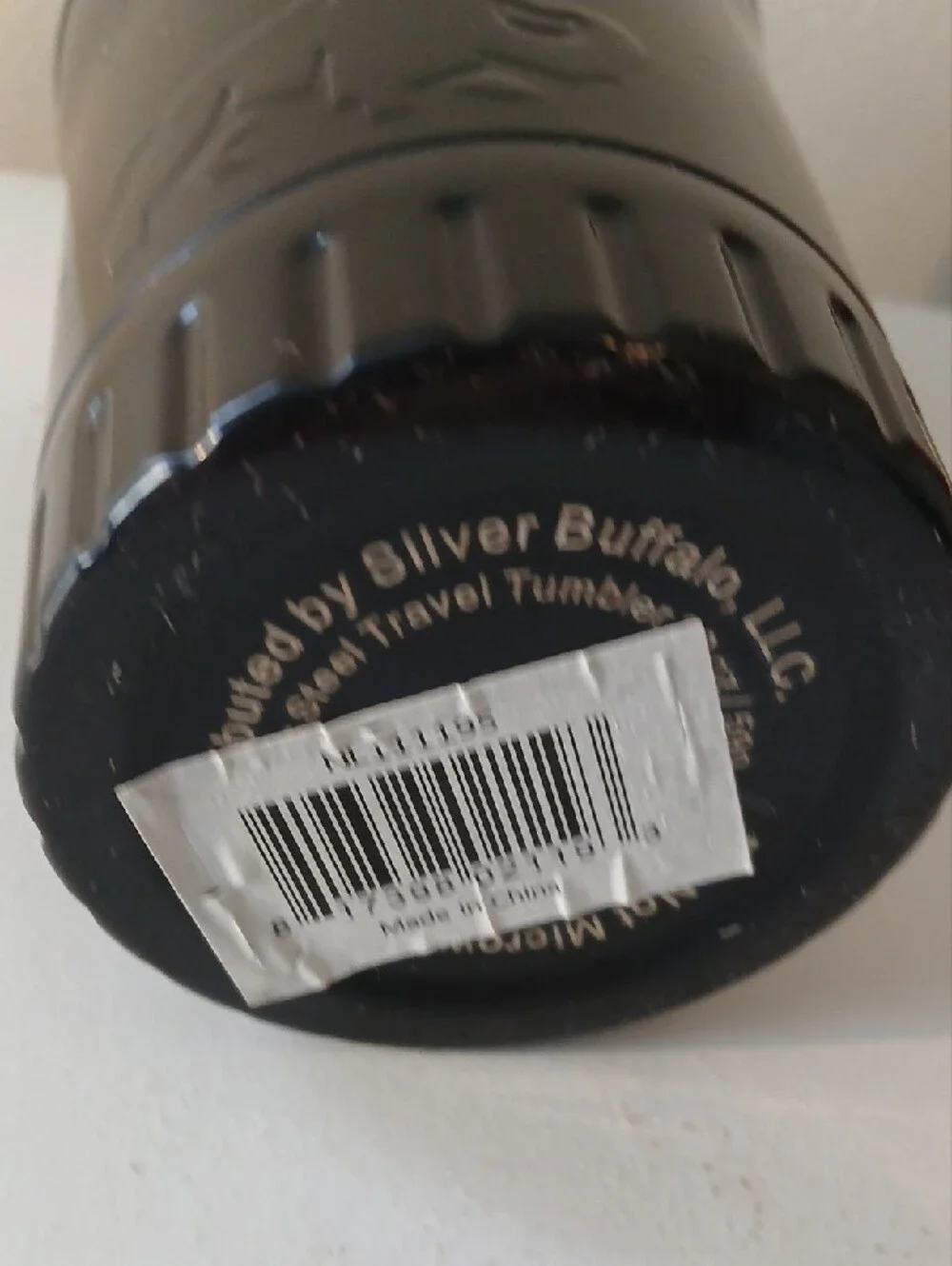 Silver Buffalo Stainless Steel Tumbler - Black